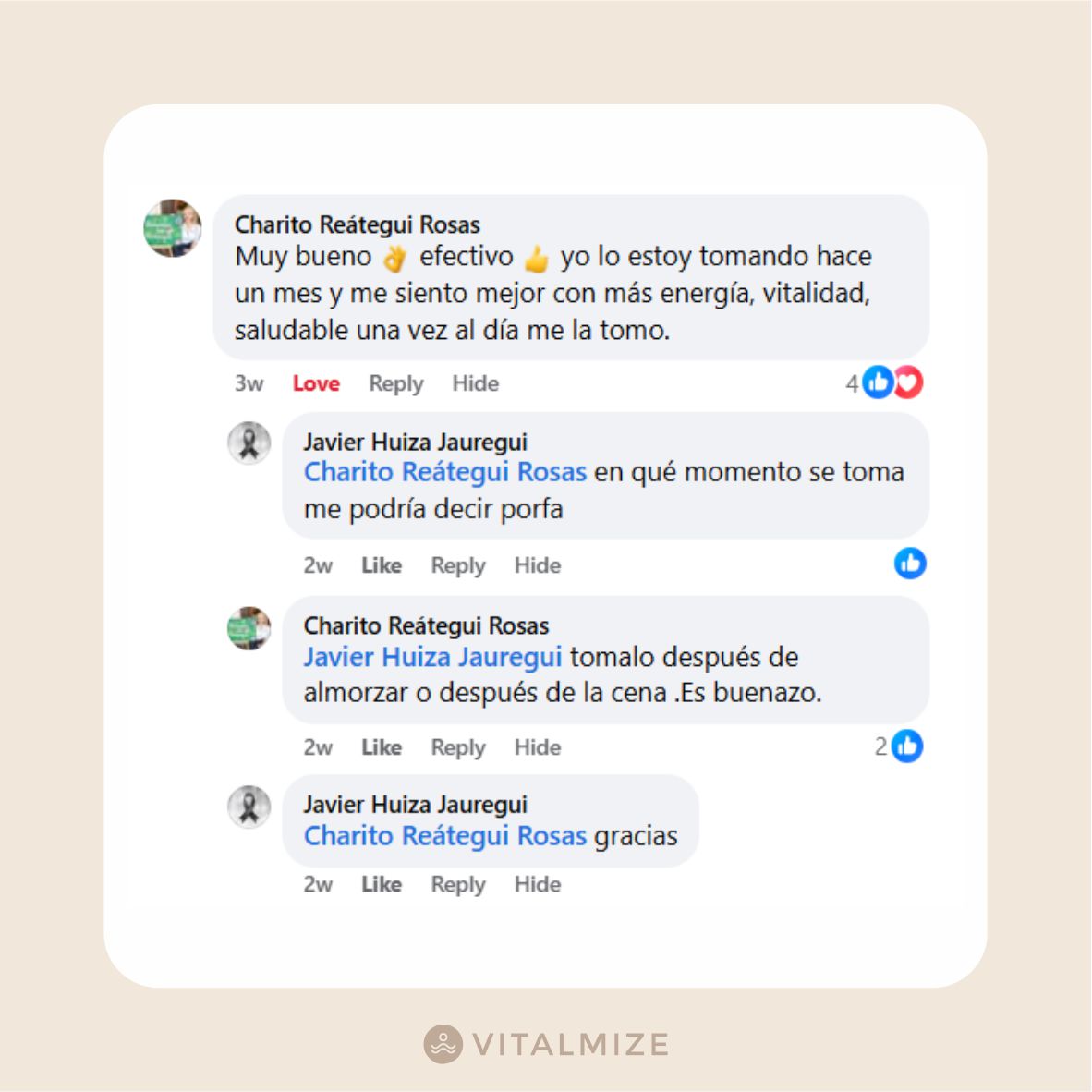 Vitalmize Coffee 30 Porciones